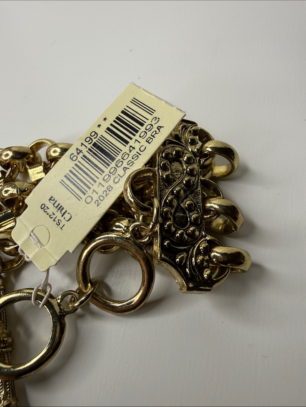 NWT 2028 offshoot of 1928 Classic Polished Gold Multi-Row Link Bracelet figure 8 - Picture 7 of 17
